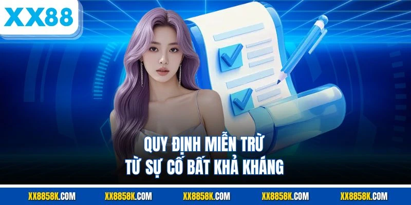 Quy định miễn trừ từ sự cố bất khả kháng